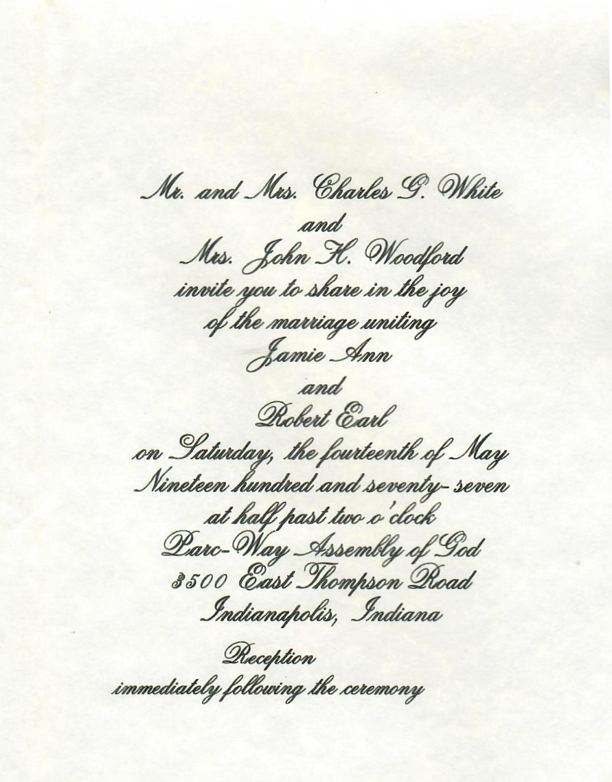 Wedding Infitation